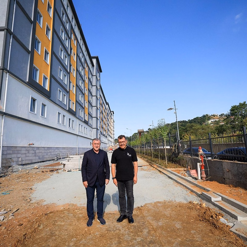 Bakan Osman Aşkın Bak İstanbul'daki yurt inşaatlarını inceledi - Görsel 3