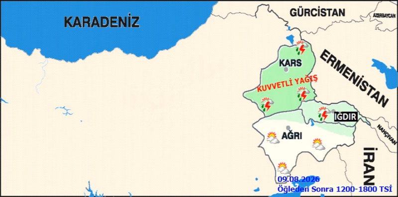 Ağrı'da Hava Durumu: Pazar Günü Güneşli, Hafta Başı Yağış Geliyor - Görsel 2