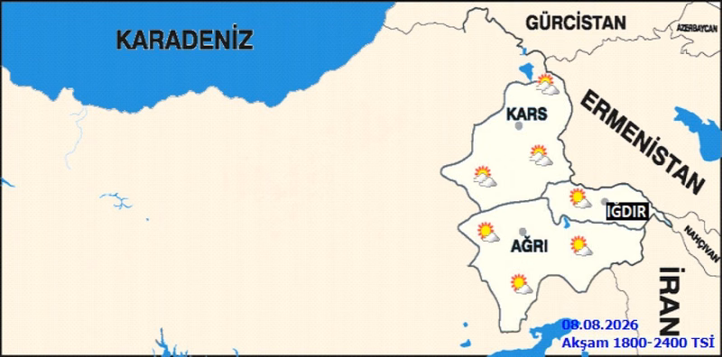 Ağrı'da Hava Durumu: Pazar Günü Güneşli, Hafta Başı Yağış Geliyor - Görsel 3