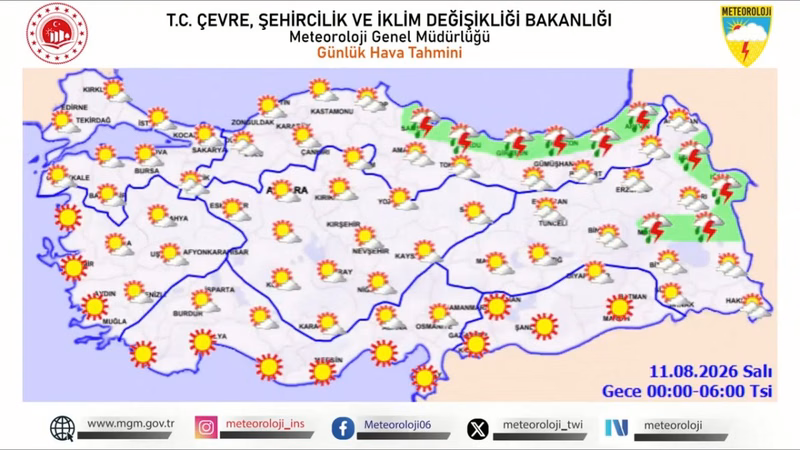 Meteorolojiden Kritik Uyarı: 4 Şehir İçin Kuvvetli Yağış ve Rüzgar Alarmı - Görsel 3
