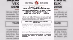 Ticaret Bakanlığı okul alışverişlerinde denetimleri sıkılaştırdı