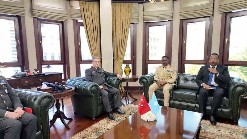 TSK'da Somali Genelkurmay Başkanı Mohamud İçin Askeri Tören - Görsel 4
