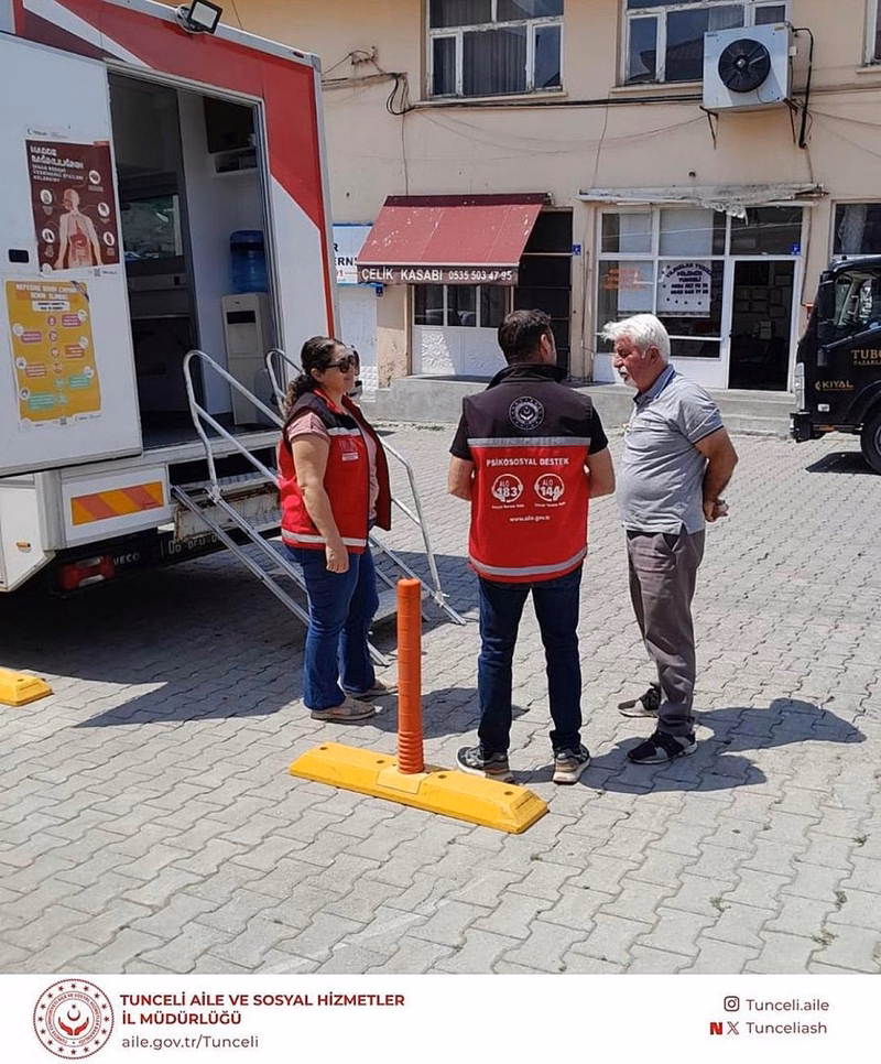Tunceli'de Mobil Sosyal Hizmet Aracı Pülümür'de Sahaya İndi - Görsel 1