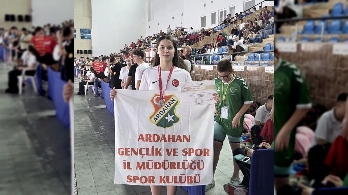 Ardahanlı Sporcu Ela Göksu Ant'tan Türkiye Şampiyonası'nda Çifte Madalya
