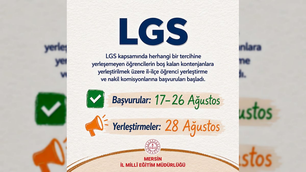 LGS'de Yerleşemeyen Öğrenciler İçin Komisyon Başvuruları Başladı
