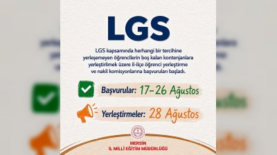 LGS'de Yerleşemeyen Öğrenciler İçin Komisyon Başvuruları Başladı