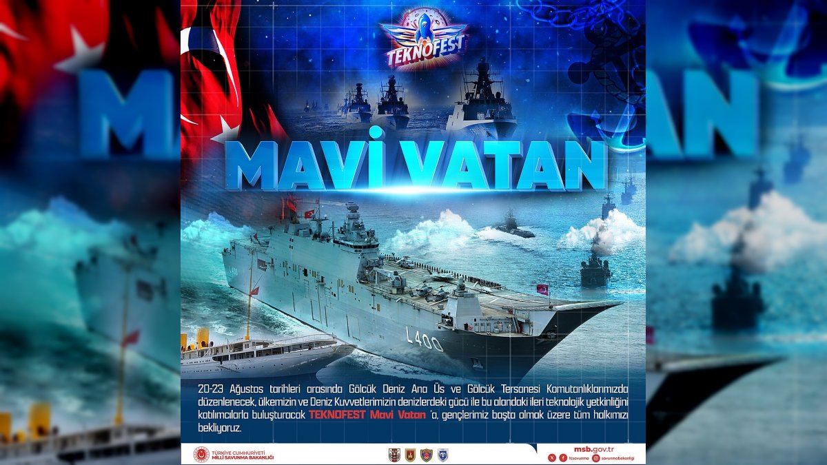 Millî Savunma Bakanlığı'ndan TEKNOFEST Mavi Vatan Duyurusu