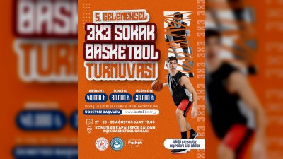 Kestel'de 3x3 Sokak Basketbol Turnuvası Heyecanı Başlıyor