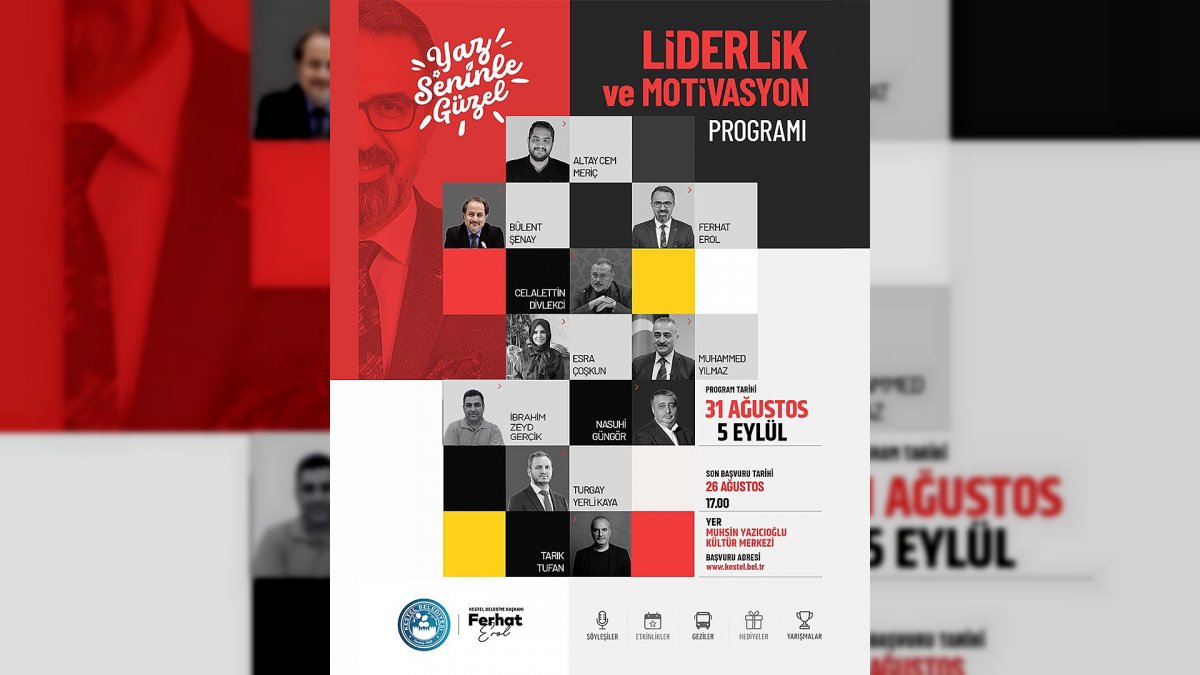 Bursa / Kestel / Gençlik Yaz Akademisi 2026 Başvuruları Başladı