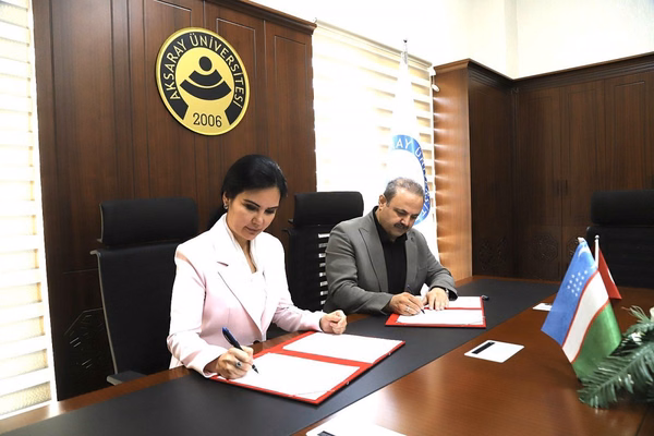 Aksaray Üniversitesi ile Ürgenç Devlet Üniversitesi Arasında İş Birliği Protokolü İmzalandı - Görsel 1