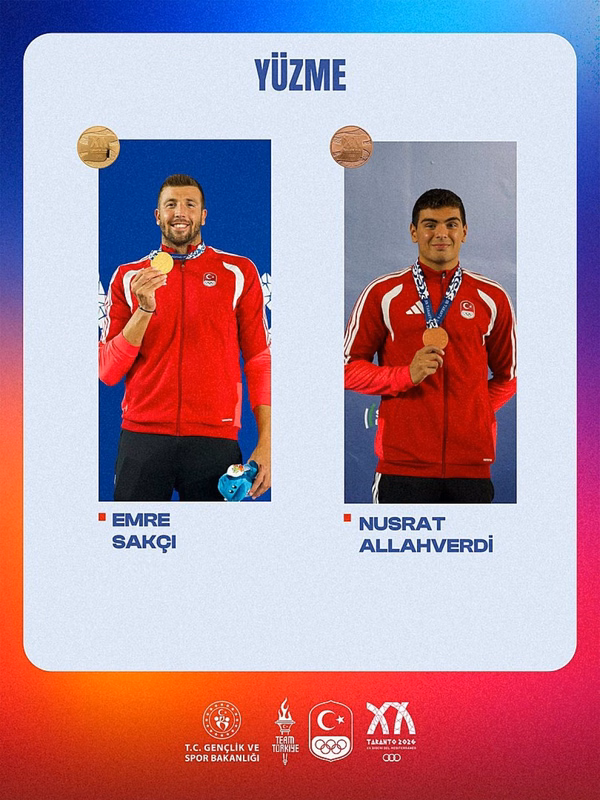 Taranto 2026 Akdeniz Oyunları'nda Türk Sporcularından Madalya Yağmuru - Görsel 1
