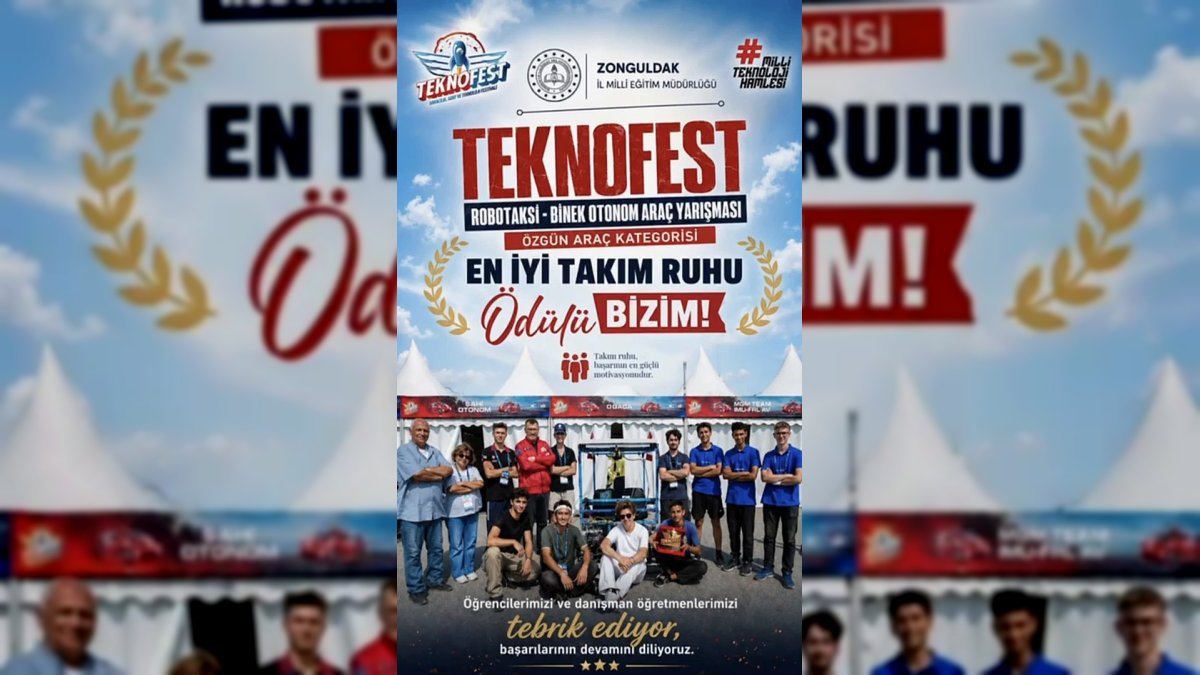 Zonguldak'tan TEKNOFEST'te Büyük Başarı: O GACA Takımına Ödül