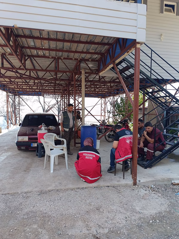 Antalya Kumluca'da Yangın Sonrası Psikososyal Destek Seferberliği - Görsel 3