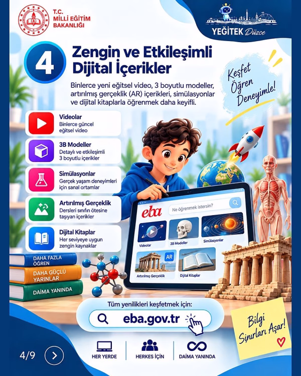 EBA Yenilendi: Yapay Zekâ Destekli Dijital Öğrenme Deneyimi Başladı - Görsel 3