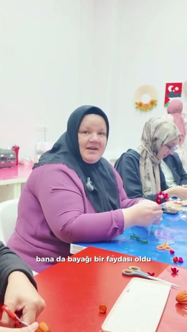 Arnavutköy'de İpek Kozası Sanatı Kursu Başladı - Görsel 2