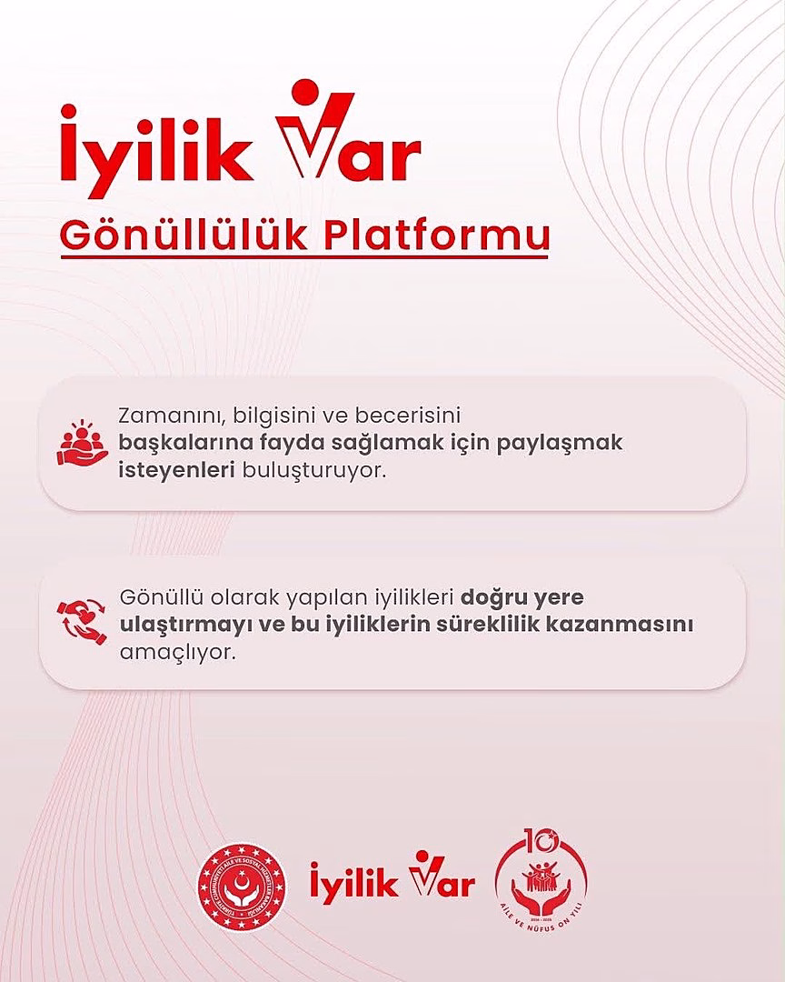 İyilik Var Gönüllülük Platformu Destek Bekliyor